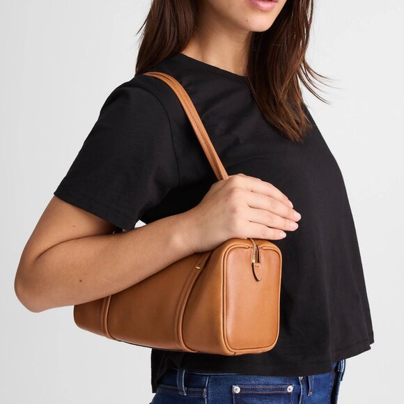 Madewell The Brioche Leather Shoulder Bag - NWT - Picture 3 of 13